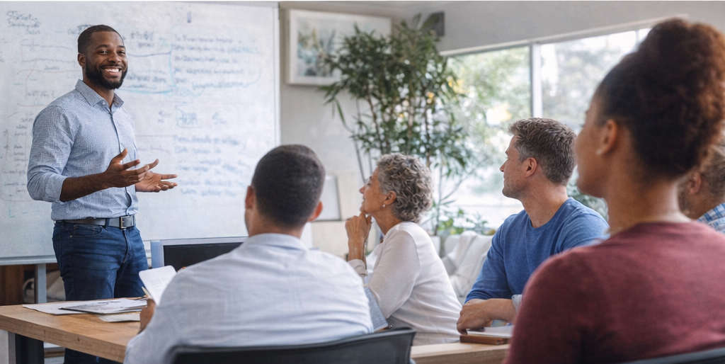 Facilitator teaching